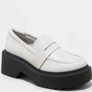 Wild Fable White platform shoes. These are a gem!! Only worn once!